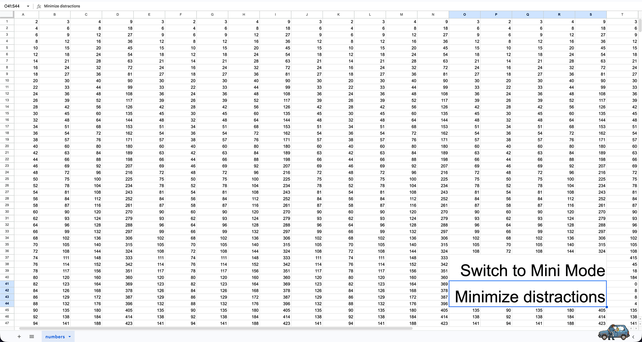 미니 모드와 투명도 조절이 적용된 G&G Co. 실행 화면